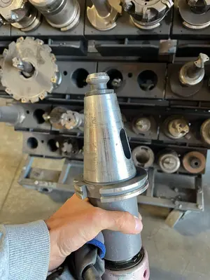 USED VARIOUS MILLING TOOLS ISO 50 / FREESKOPPEN ISO 50