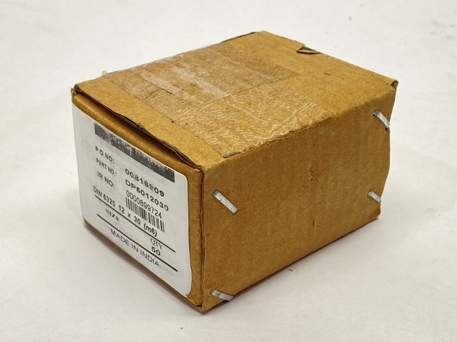 DP5012030 | Dowel Pin M12 x 30mm BOX OF 50 - New