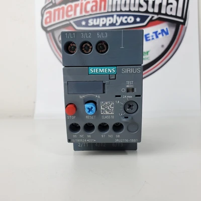 Used Siemens 3RU2116-1BB1 Misc Industrial Equipment California US | American Industrial Supply Co. #1377206