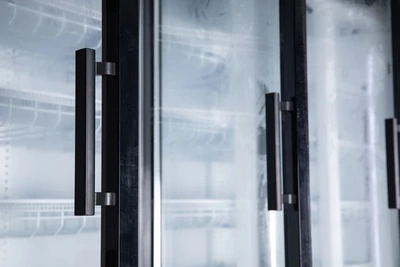 168-0043 93" 4 Glass Door Self Contained Cooler