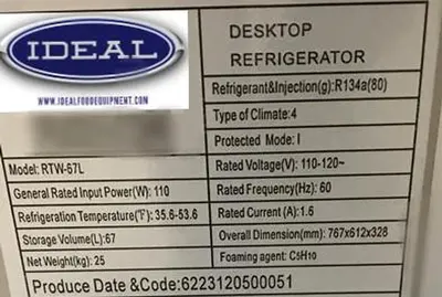 30" Wide Counter top refrigerated prep table