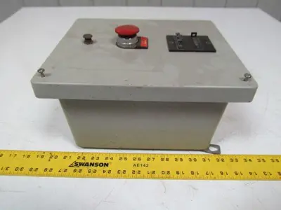 PJ1086H Type 4X Polyester Junction Box w/Pneumatic Counter 7 Safety Switch