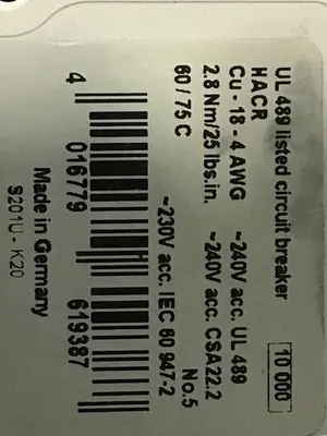 USED ABB S2014-K20A