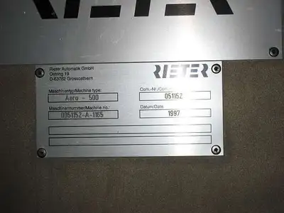 RIETER AERO 500 Wytłaczarki/Ekstrudery - linie do compoundingu akcesoria | Perry Equipment (4)