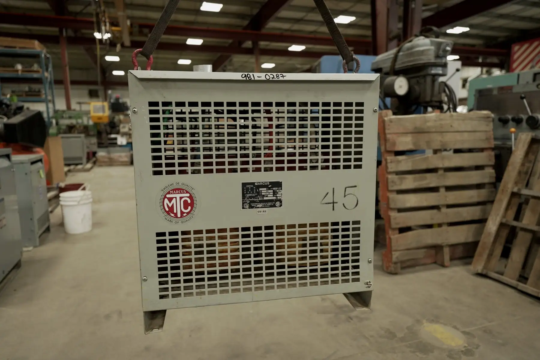 45 KVA 480V to 208V/120V Isolation Transformer