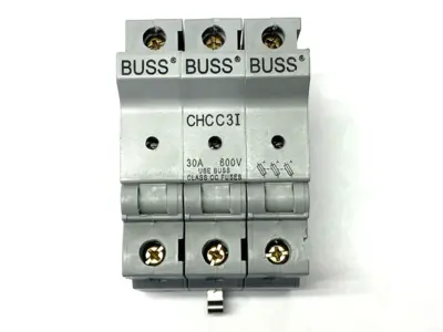 Used Bussmann Fuseholder 3-Pole 600V 30A Fuse Accessories Michigan US | Maverick Industrial Sales #1400856