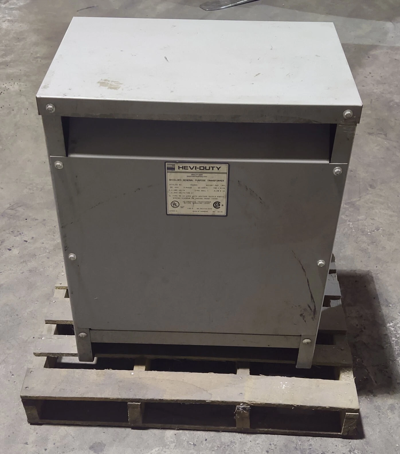 🔥TESTED EGS Hevi-Duty Transformer T5H30S 3Ph 30KVA 480V 60Hz General Purpose