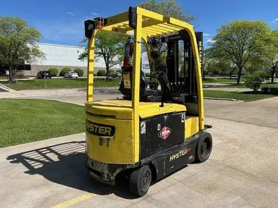 Used HYSTER E65XN-40 4-Wheel Sit down Electric Counterbalance Forklifts Illinois US | Somerset Equipment Sales #1546236