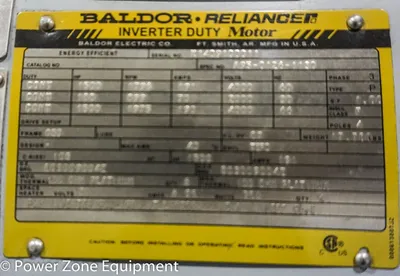 NEW BALDOR G500M