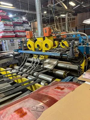 66" x 65" Staley 3 color Rotary Die Cutter