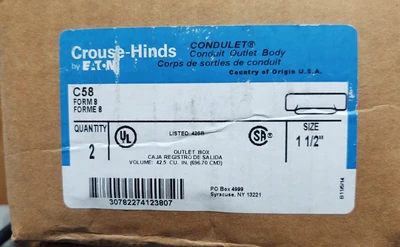 NEW Crouse-Hinds C58