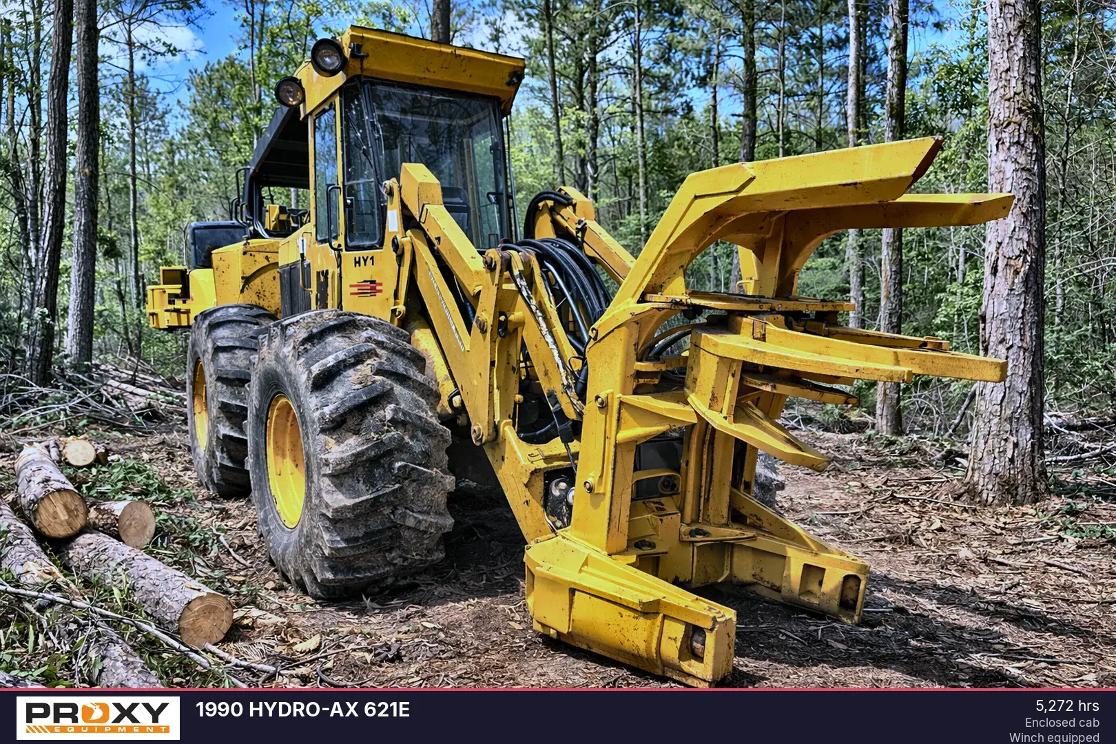 Used 1990 HYDRO-AX 621E Feller Bunchers Pennsylvania US | Proxy Equipment #1383050