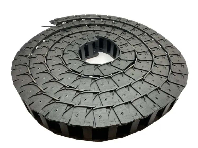 Used GLEASON REEL POWERTRAK CABLE CARRIER LINK NYLON 6 FLIP-TOP TRACK 95 LINKS Cable & Wire | Maverick Industrial Sales #1100000