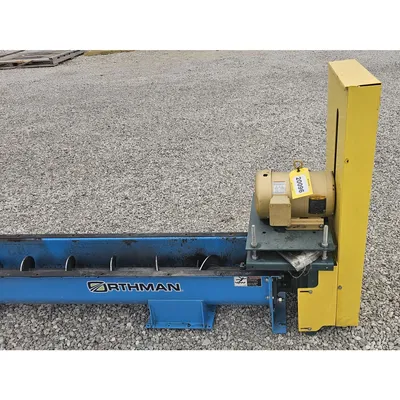Used Orthman Conveying Systems Industrial Screw Auger Conveyor 9" Dia. X 42'L