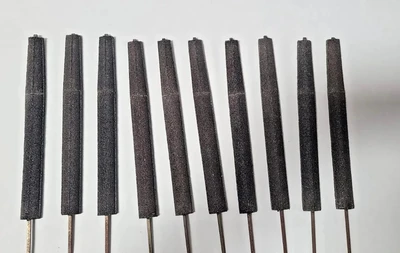 Lot of 10 Bay State Sterling USA File 1/2 x 1 x 10 Abrasive Stone C24S4BA2