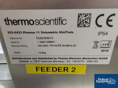 USED Thermo Scientific Thermo Scientific Haake Pelletizing Line, Model Pharma 11 HME