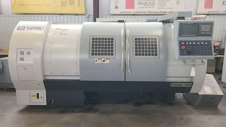 2014 MIGHTY VIPER VT-27GLx1000 CNC Lathes | AMS Automation, Inc