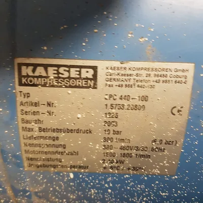 Kaeser EPC 440-100 Piston Compressor