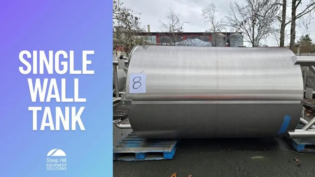 Mueller Single Wall Stainless Steel Tank