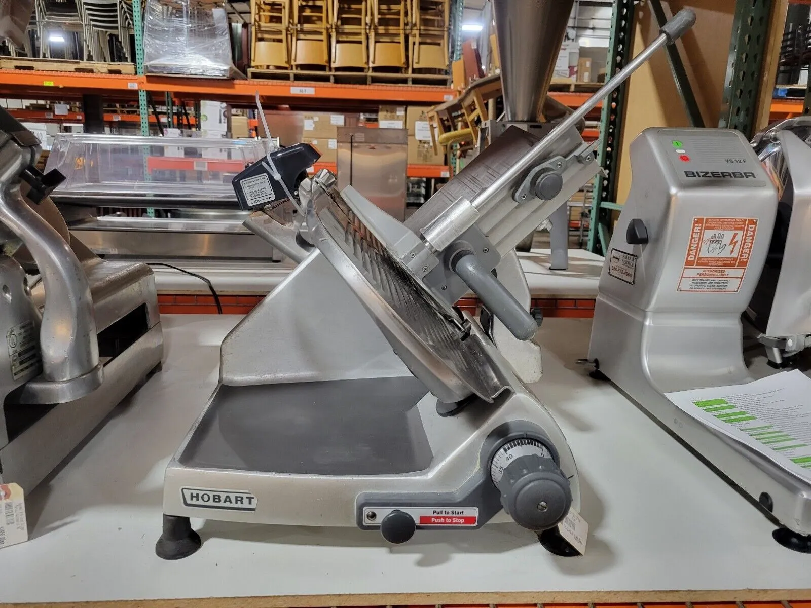 Used Hobart 2812 Smart Features Manual Commercial Deli Meat Slicer
