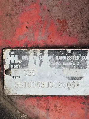 1970 INTERNATIONAL HARVESTER F 826 Tractor | Iron Listing (22)
