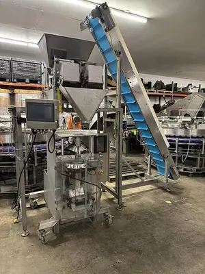 USED WEIGHPACK VERTEK BAGGER 750 & V-5 2 LANE WEIGH FILLER