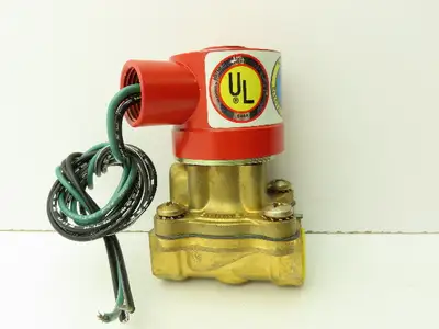 Lancer 4LE2HB4052 2-Way Skinner Steam Solenoid Valve 1/2"NPT N.C. 0-50psi 120v