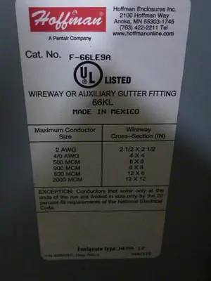NEW HOFFMAN F-66LE9