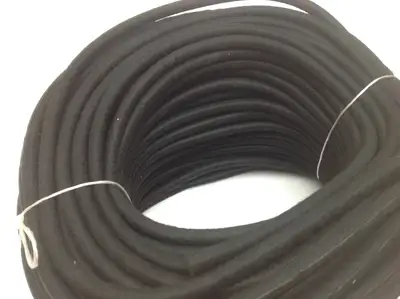 9/32 Inch  ID X 1/2 Inch OD | Felt Covered Cable Corrugated Guard 4lb Spool - New