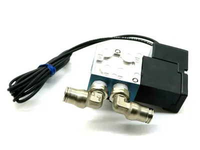 NEW MAC 45A-AA1-DAAB-1CM SOLENOID WITH FITTING AND HARDWARE 45AAA1DAAB1CM