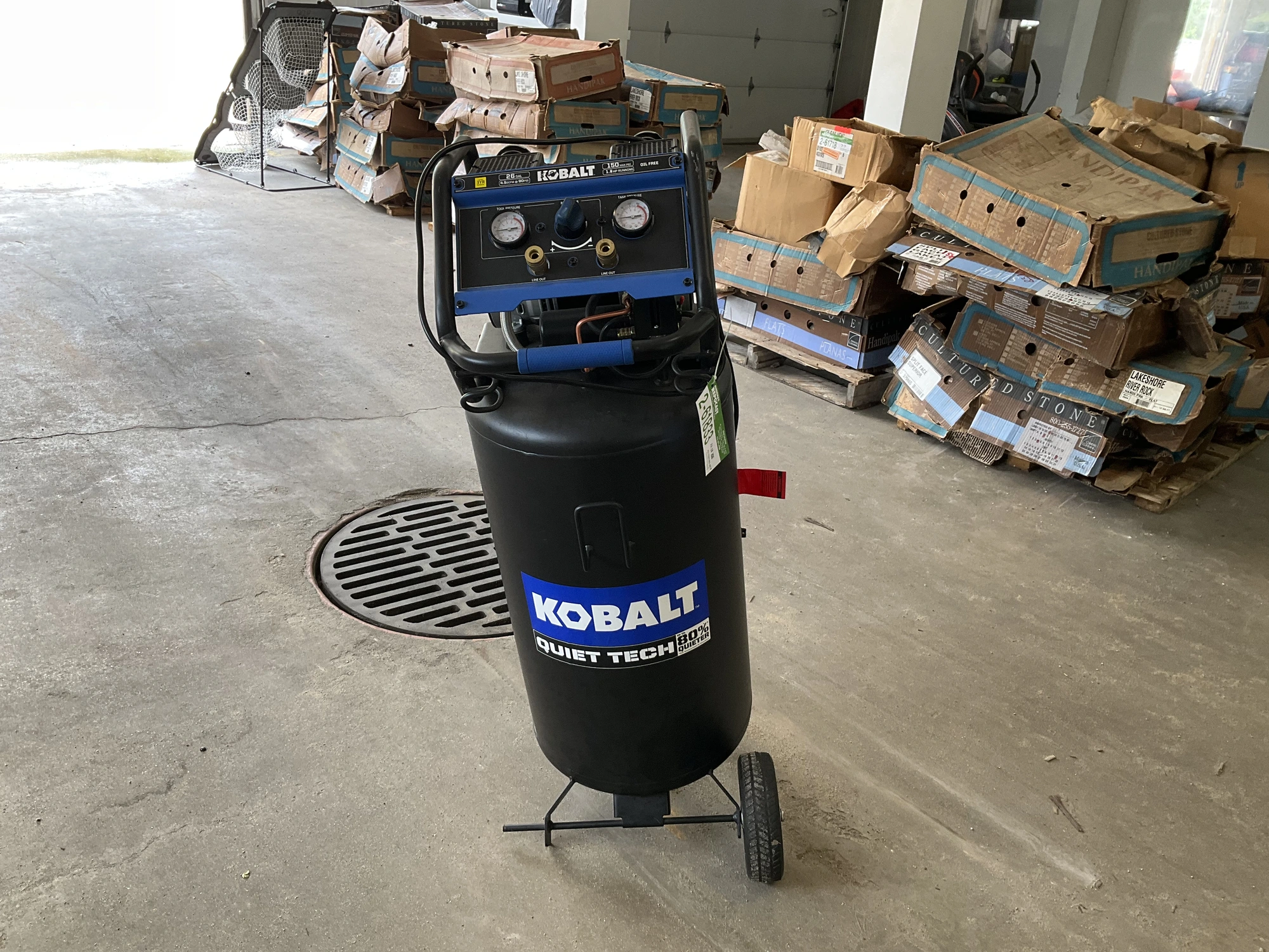 Used KOBALT 26 GAL QUIET TECH Tank Mounted Air Compressors Michigan US | Miedema Asset Management Group #1321225