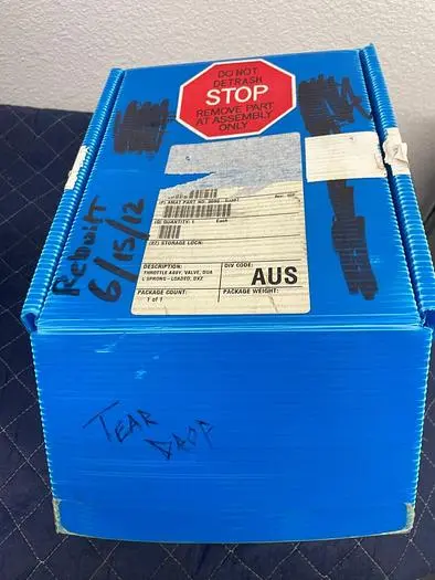 THROTTLE ASSY VALVE DUAL SPRING LOADED DXZ 0090-00307-001