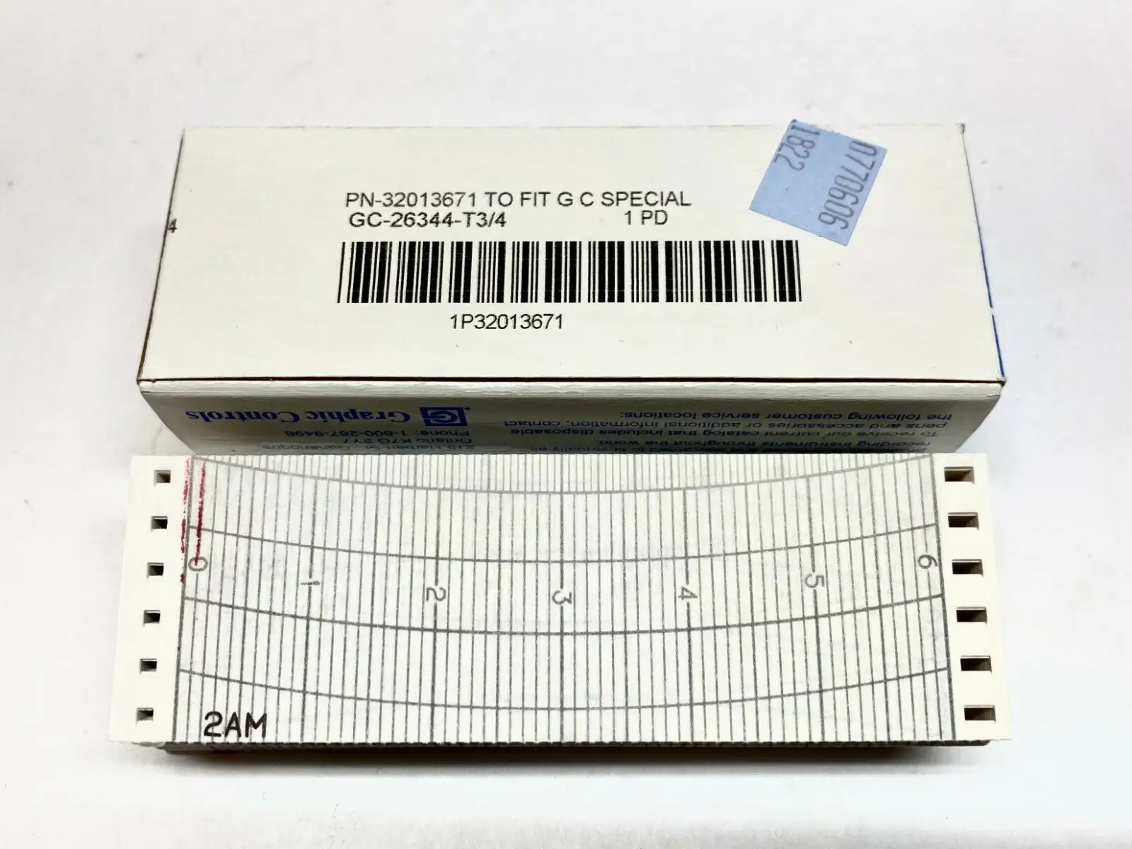 New | in-Stock Graphic Controls Strip Chart Paper 26344-T3/4 Chart Recorders Michigan US | Maverick Industrial Sales #1489787