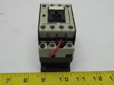 Schiele HLg4K/31 Art No 136641115 600 Volt AC 15 Amp Contactor / Control Relay