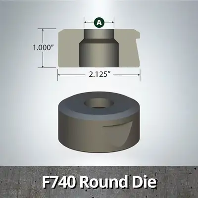 CLEVELAND PUNCH & DIE CPDS0138 Punch & Die Sets | Punch Press and Shear (3)