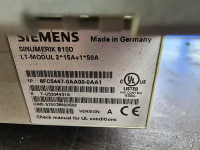USED SIEMENS 6FC5410-0AY03-1AA0