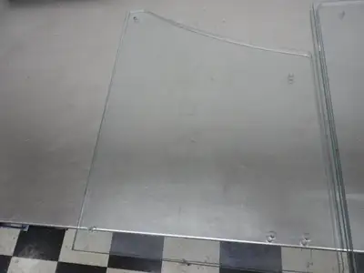Used Excellence Industries Used Excellence EDC-4 Straight Glass Replacement Sneeze Guard ACSG-00001 Food, Restaurant, & Bakery Parts & Accessories Illinois US | Falcon Restaurant Supply #1376488