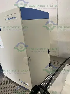 USED ELGA PR015BPM1 PURELAB PRIMA 15 WATER PURIFICATION SYSTEM W/ 25L ELGA LA611 TANK
