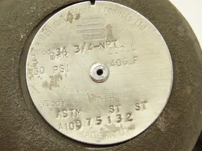 Bestobell 3A Cast Iron Steam Trap Valve 3/4"NPT 2Bar 30PSI