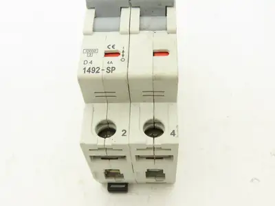 Allen Bradley 1492-SP2D040 Mini Circuit Breaker 4A 2-Pole 480V Ser C Lot of 6
