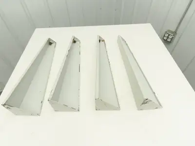 Omga Machine Base Table Legs 26-1/2" Long White Radial Arm Saw Set of 4
