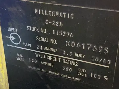 Used MILLER SHOPMASTER 300 AC/DC Arc Welders Ohio US | HGR 24 #1411953