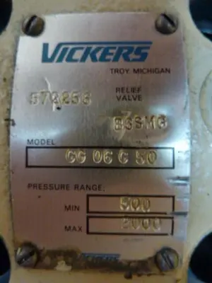 USED VICKERS CG06C50