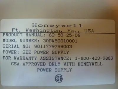 USED HONEYWELL 30GW50010001