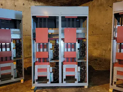 4160 Volts, Series 81000 Two-Column Motor Control Center (MCC) Section