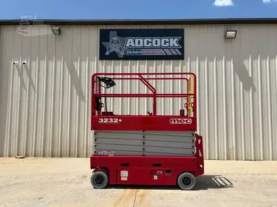 New | in-Stock 2026 MEC 3232+ Scissor Lifters Texas US | Adcock Equipment USA #1524567