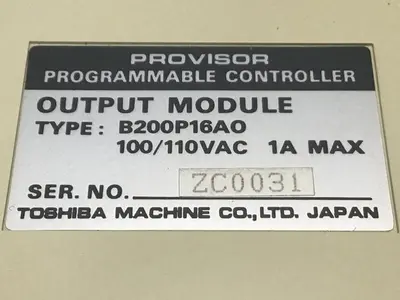 USED TOSHIBA B200P16AO