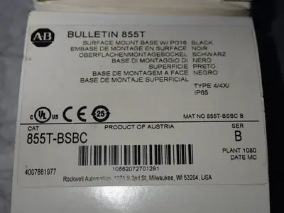 NEW ALLEN BRADLEY 855TBSB
