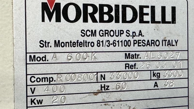 Used MORBIDELLI A 600K CNC Routers California US | MachineryMax #1762870