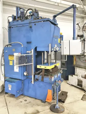 100 TON GREENERD MODEL HCA-100-60L12 JOGGLE C-FRAME HYDRAULIC PRESS